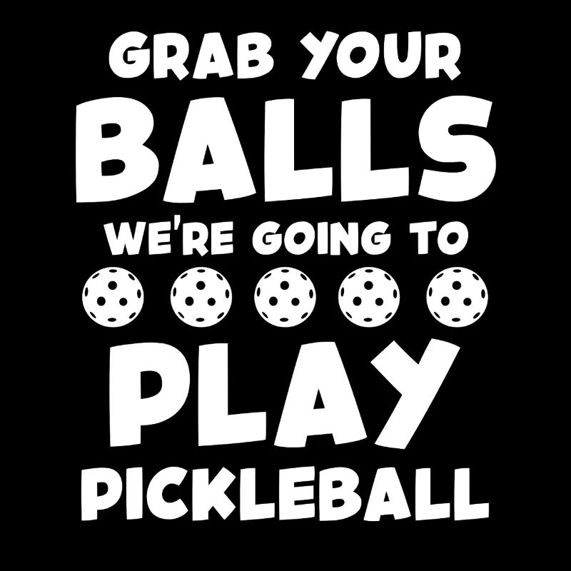 Pickleball Motto Lettering