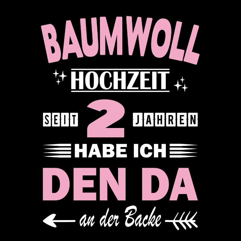 2. Hochzeitstag Jahrestag Ehefrau Geschenk