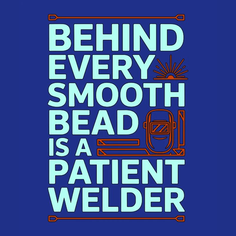 Welder Behind Every Smooth Bead Steel Welding