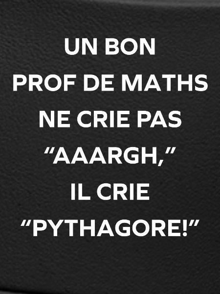 Mathelehrer ruft Pythagoras
