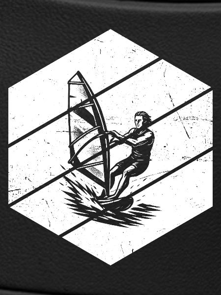 Klare Windsurfing Botschaft