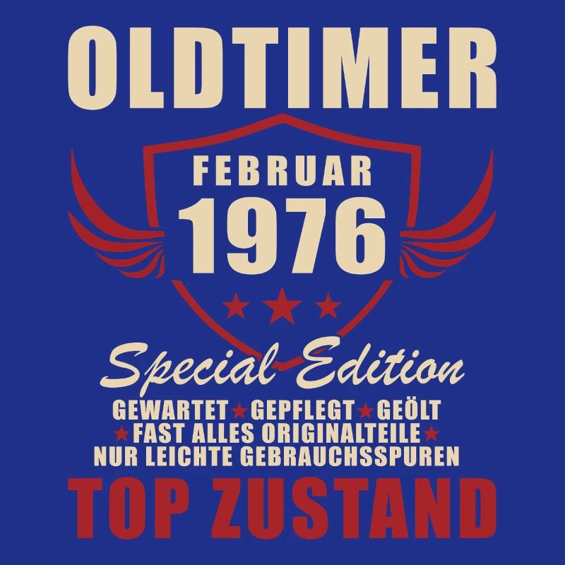 February 1976 Birthday Oldtimer 1976