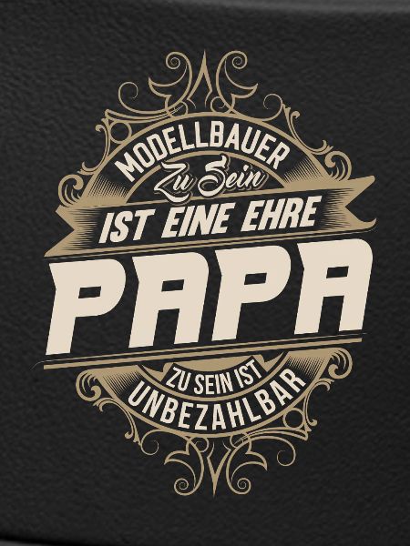 Modellbauer Papa