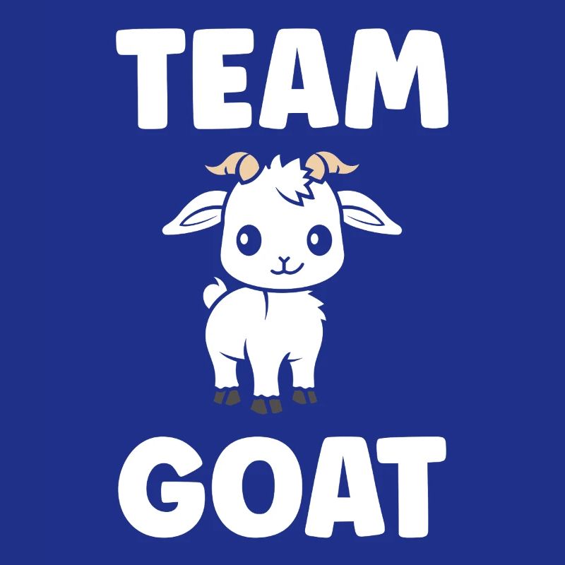 Team Goat Cute Illustration