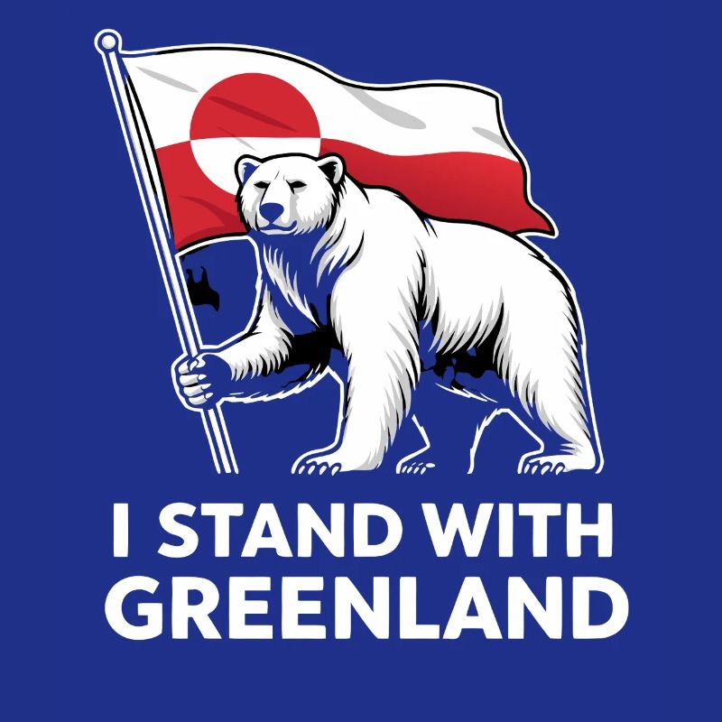 Grönland Eisbär Flagge