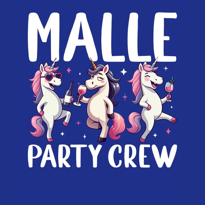 Malle Party Crew Einhorn Trinkspaß Mallorca