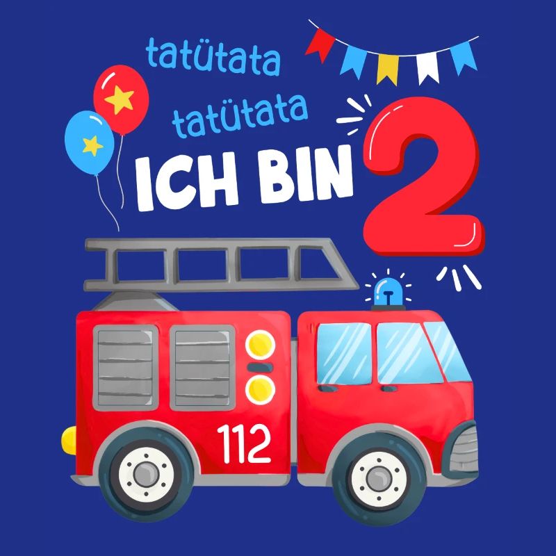Fire Brigade 2 Years Second Birthday Boy Outfit