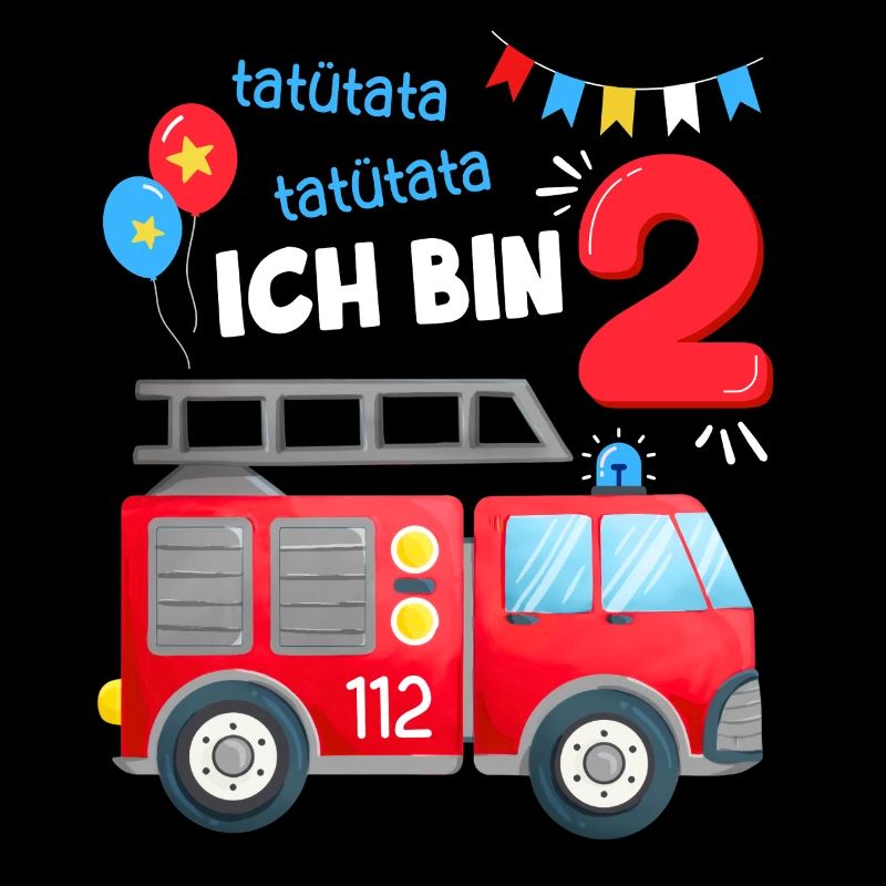 Fire Brigade 2 Years Second Birthday Boy Outfit