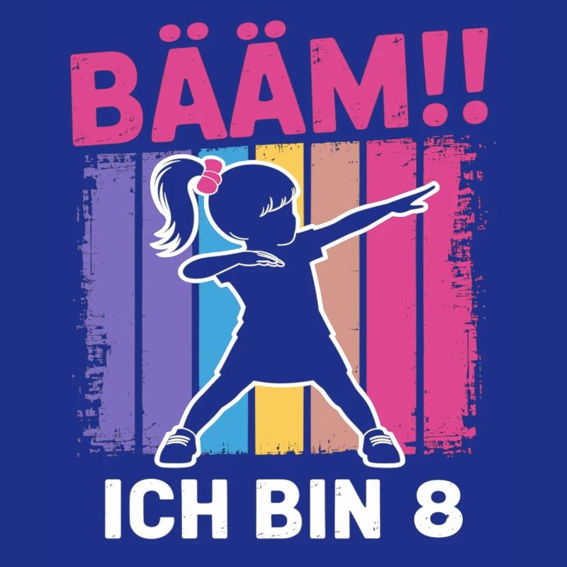 Bääm Ich bin 8 Dabbing Mädchen 8. Geburtstag