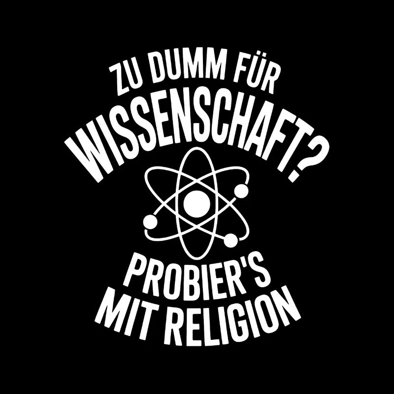 Wissenschaft vs Religion Humorshirt