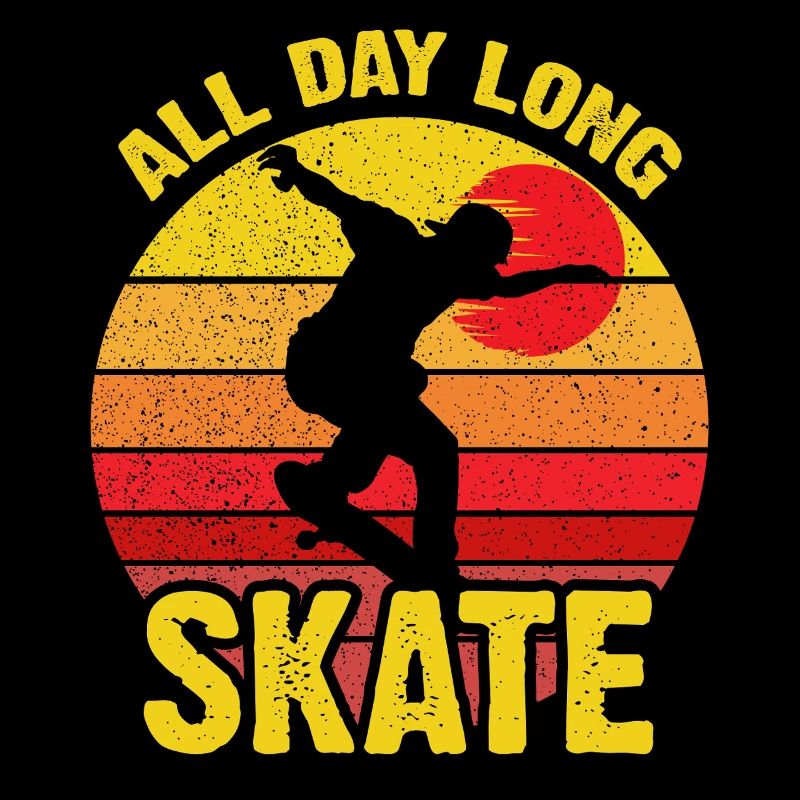 Ganztägiger Skate Retro Sunset