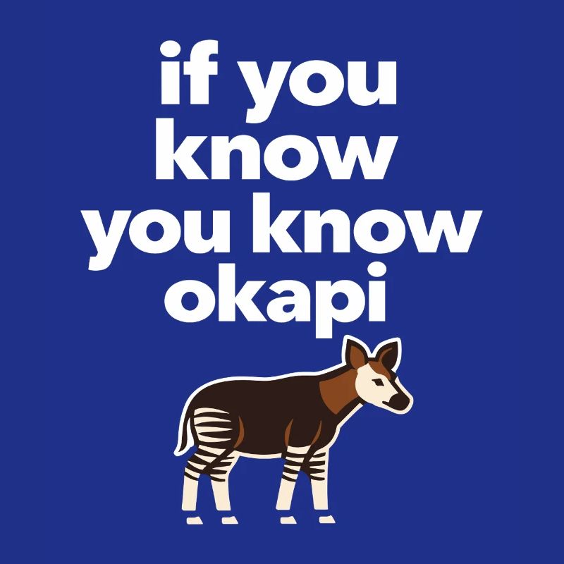 Okapi-liebhaber Okapi-tier Seltene Tierweltliebe