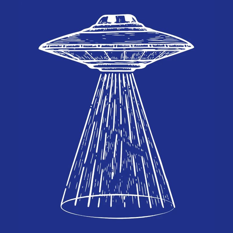 UFO Light-Beam Illustration