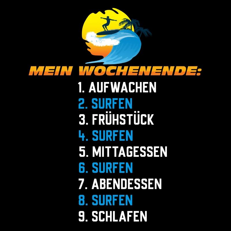 Mein Surf-Wochenende – Surf Schedule