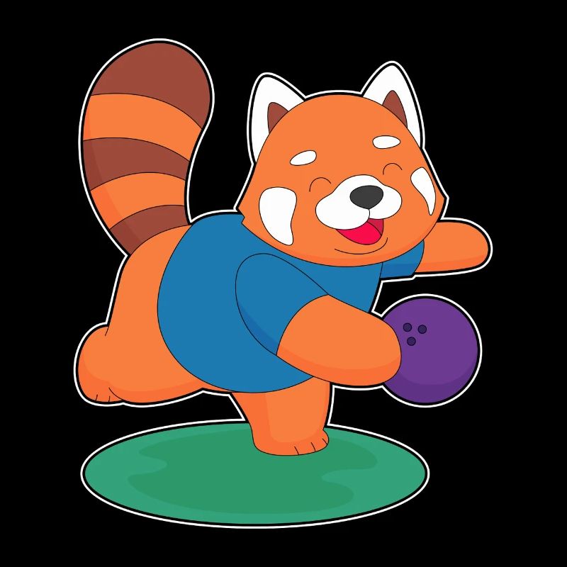 Red Panda Bowling Bowling Ball Sport