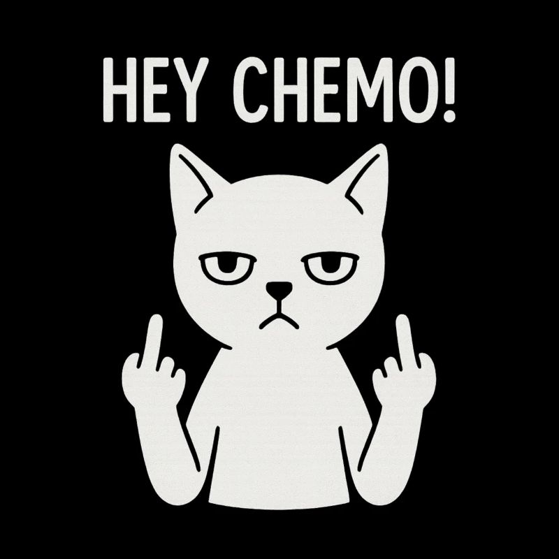 Freche Chemo-Unterstützungskatze
