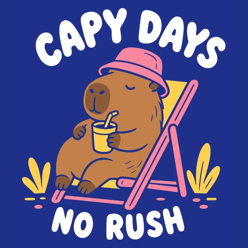 Capy Days No Rush Capybara