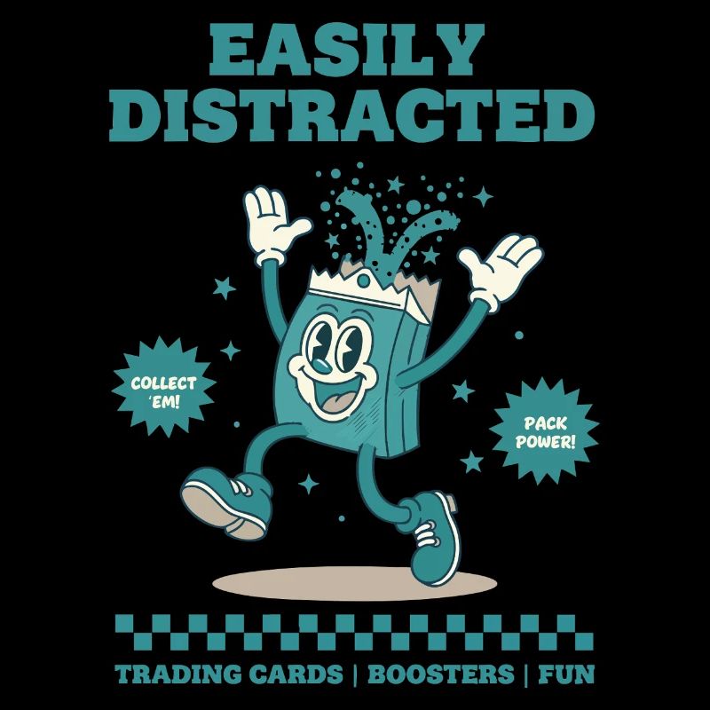 Easily Distracted Trading Cards Boosters Fun Pack