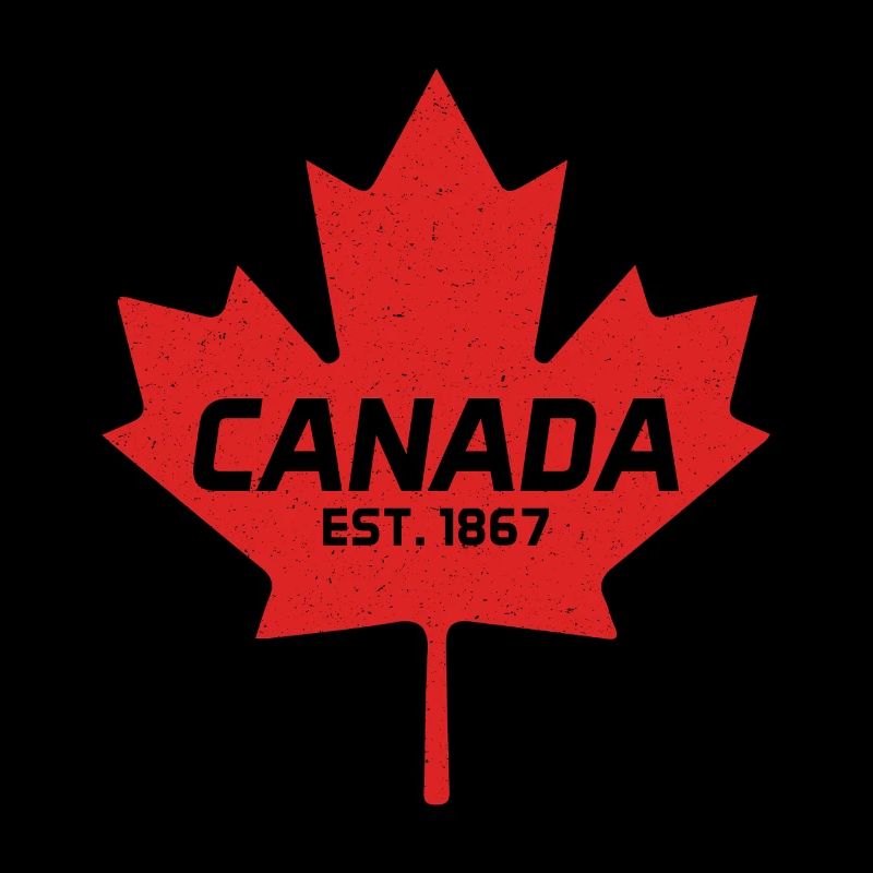 Canada Est 1867 Vintage Canada Maple Leaf