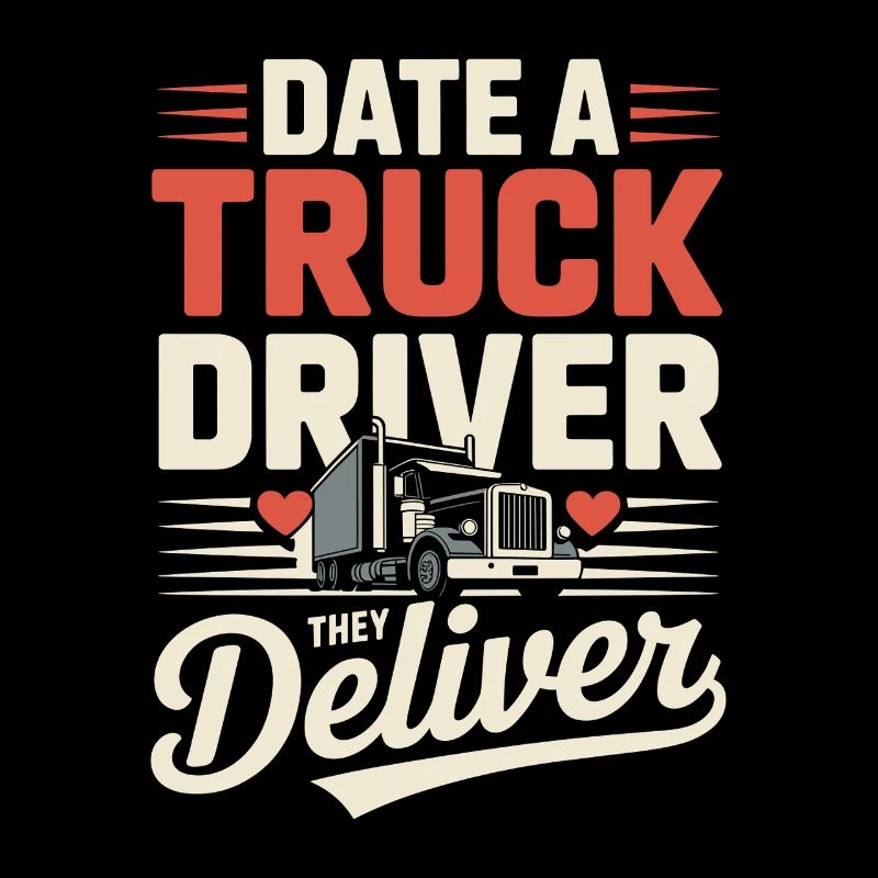 Date Lastwagenfahrer Ehefrau Trucker Spruch