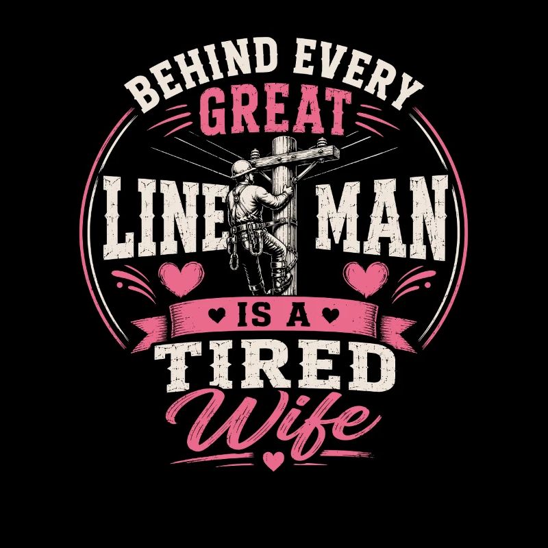 Lineman Love Cable Electricity Technology