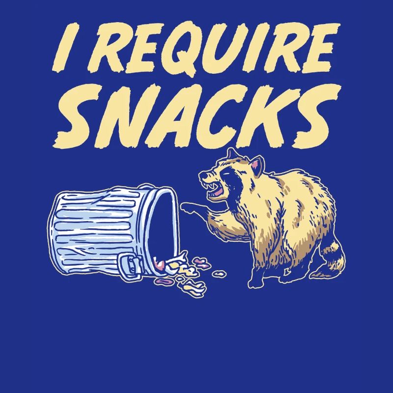 I Require Snacks Trash Panda Raccoon