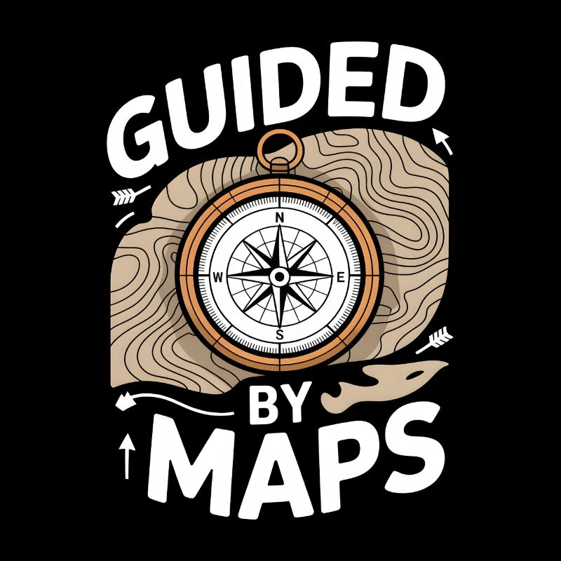 Guided By Maps Topographic Map