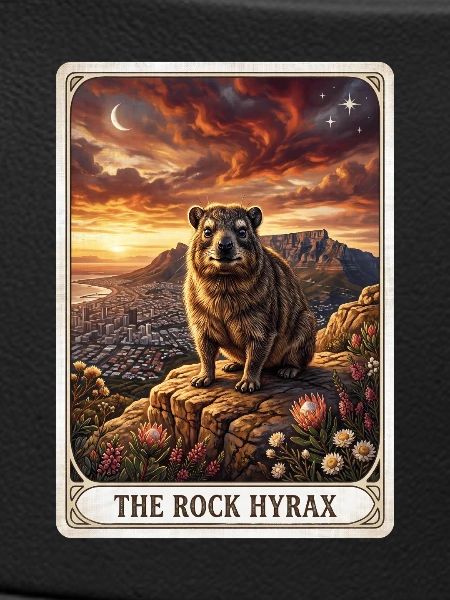 Rock Hyrax Tarot Card