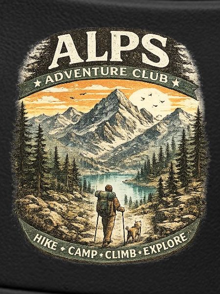 Alps Adventure Patch Mountains