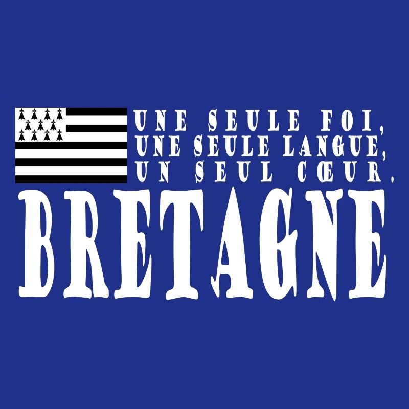 Idée cadeau Bretagne. Proverbe et drapeau Breton