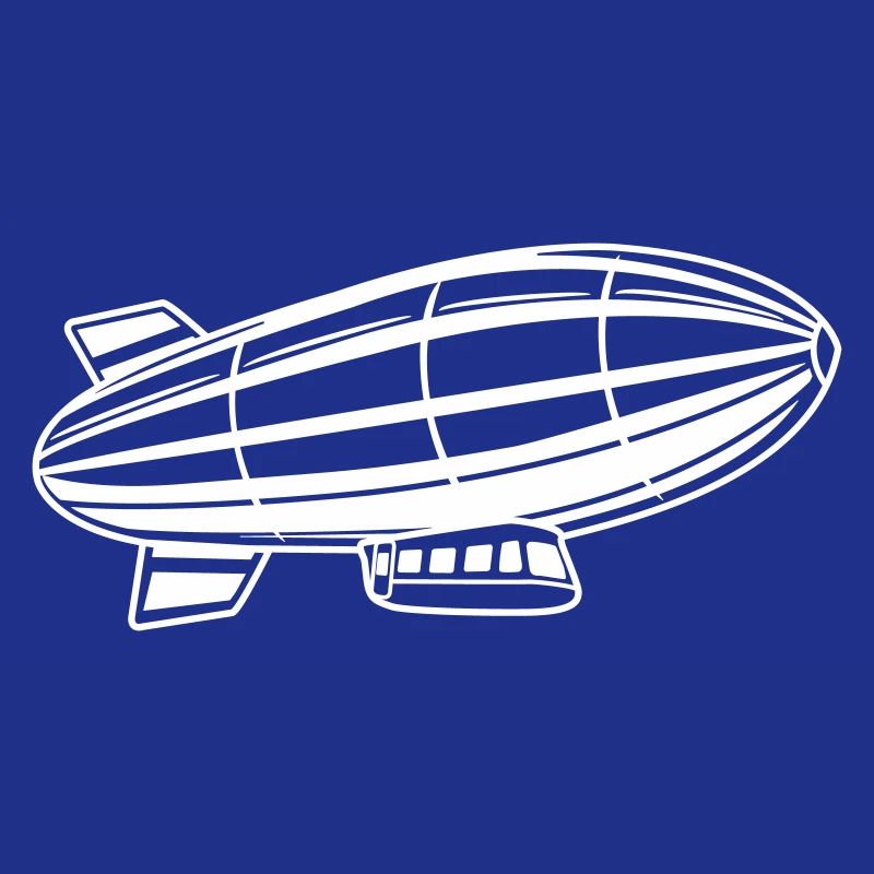 Silhouette de dirigeable Zeppelin