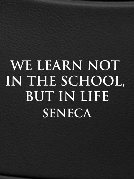 Seneca quote on learning