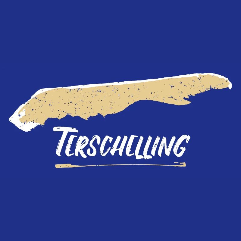 Terschelling | Vintage retro map