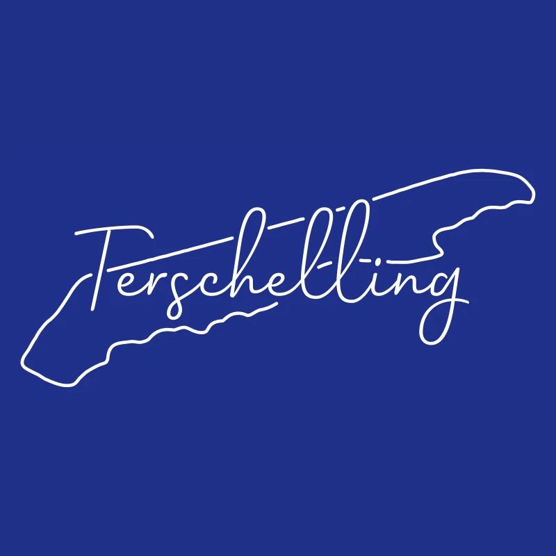 Terschelling | Map Line-Art Minimalism