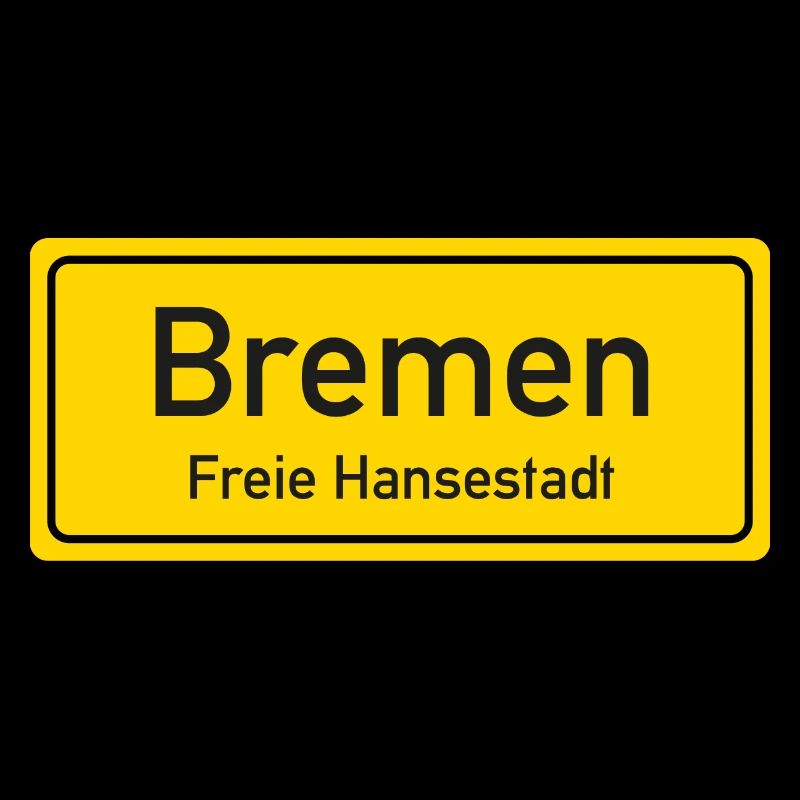 Bremen place name sign Germany