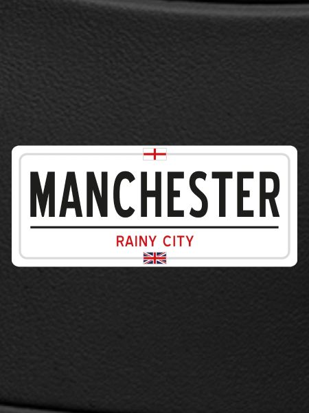 Manchester town sign