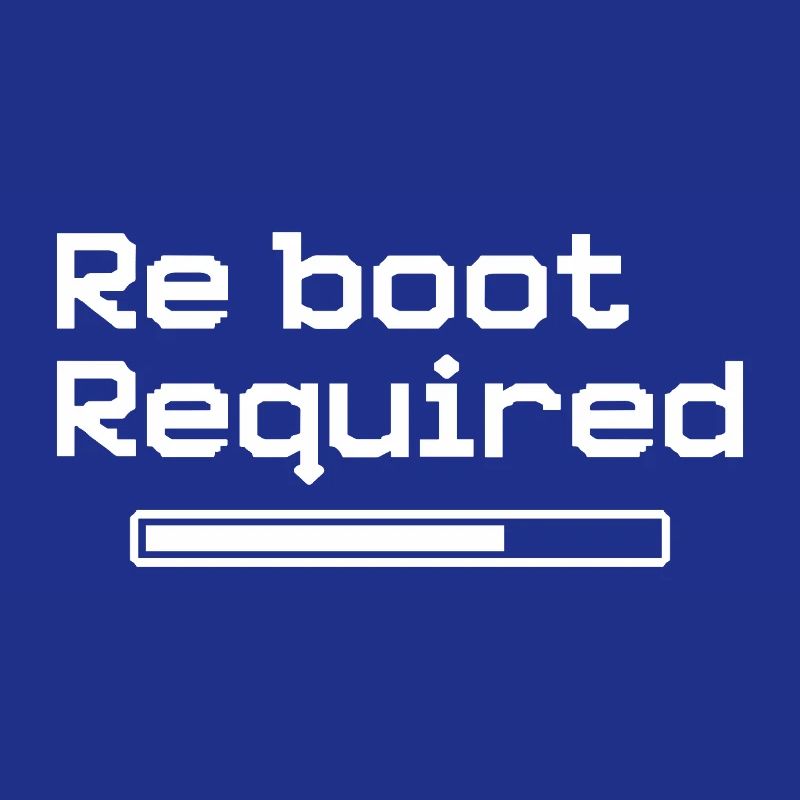 Redémarrage requis - Style de jeu rétro