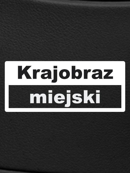 Stadtbild Typografie polnisch