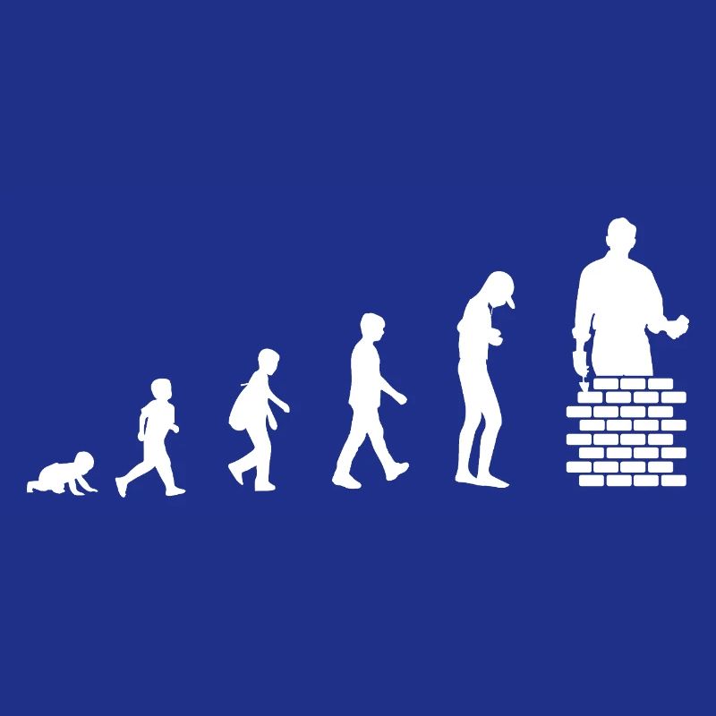 Évolution du bébé au maçon / métier