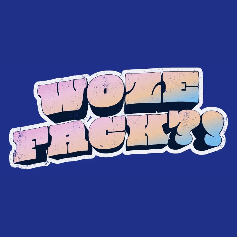 Wow Face Pastell Graffiti Stil