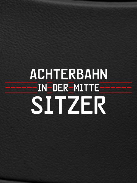 Achterbahnindermittesitzer