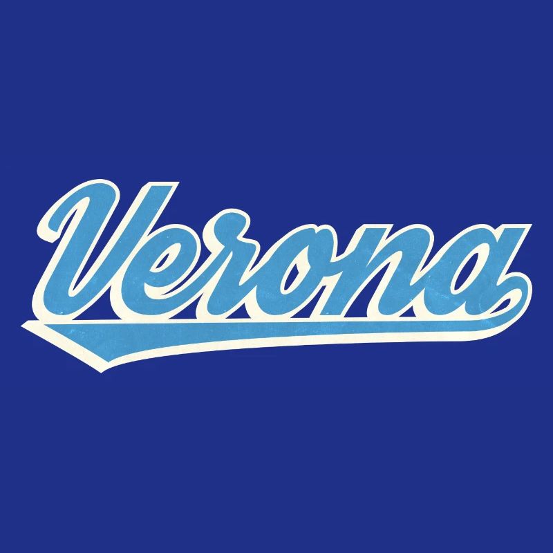 Logo Vérone Blue Script