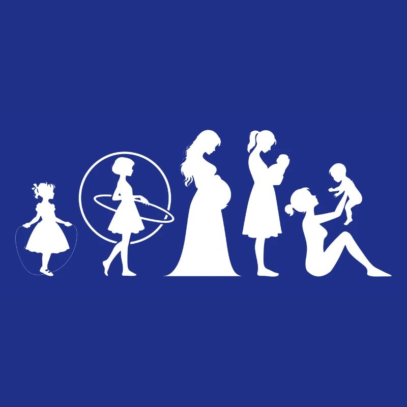 Evolution Mama Muttertag kind Familie