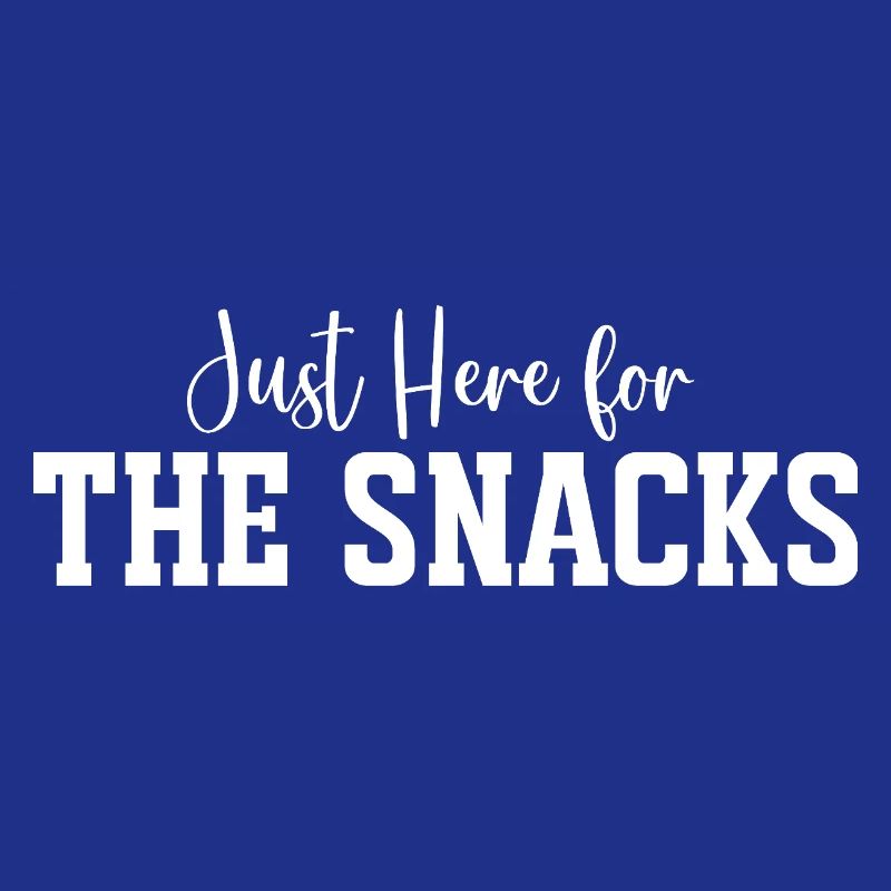 Snack Time Bold Typography Tee Print