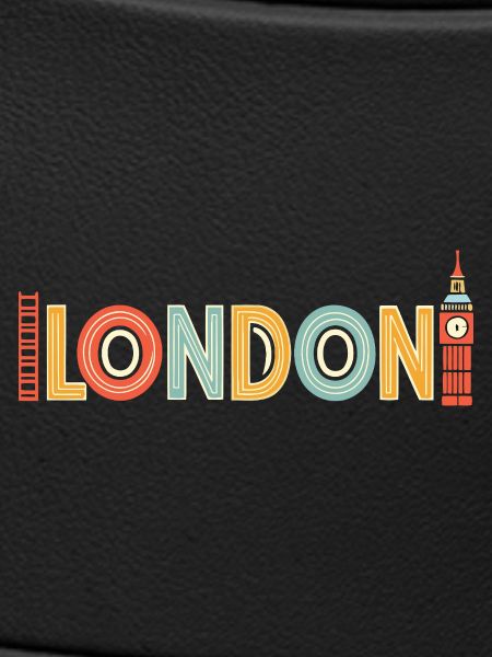 Multicoloured retro London