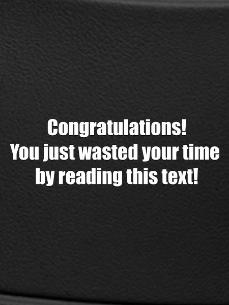 Useless text