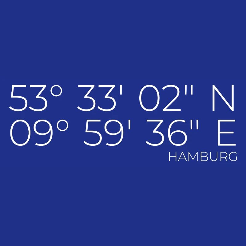 coordinates Hamburg