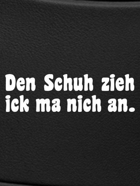 Berliner Dialekt Spruch