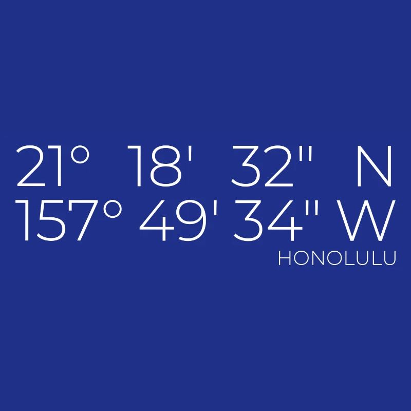 Coordinates: Honolulu, Oahu, Hawaii
