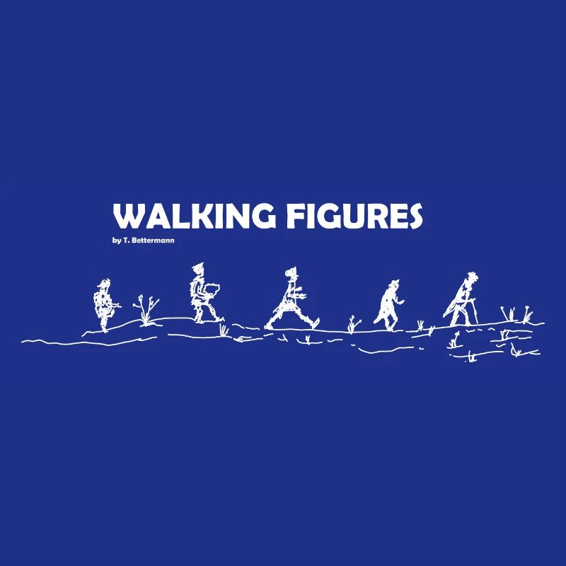 Figures de marche blanc